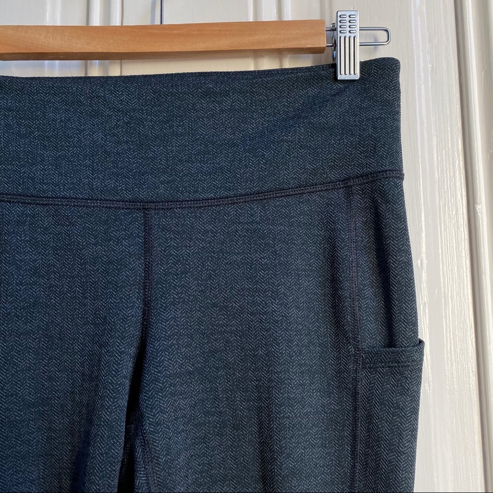 C9 by Champion Grey Herringbone Print Pants